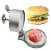 Hamburger Patty Maker Adjustable Aluminum Alloy Hamburger Meat Press Maker Round Shape Non-Stick Stuffed Burger Patties Press for Restaurant And Home