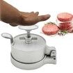Hamburger Patty Maker Adjustable Aluminum Alloy Hamburger Meat Press Maker Round Shape Non-Stick Stuffed Burger Patties Press for Restaurant And Home