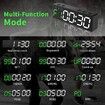 Mini Gym Timer Clock, Magnetic LED Interval Timer for Workout Home Gym Garage Fitness (Black)