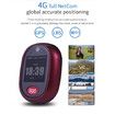 2023 Newest 4G LTE Full NetCom Personal GPS Tracker Smart Tracking Pendant Audio Call SOS Help for Elderly Kids Waterproof Color Black