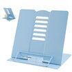 Metal Book Stand Book Holder Book Stand for Reading Adjustable Book Holder for Reading (Full Blue)