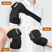 1p Heated Knee Brace Wrap with Massage,Vibration Knee Massager with Heating Pad for Knee  Leg Massager