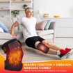 1p Heated Knee Brace Wrap with Massage,Vibration Knee Massager with Heating Pad for Knee  Leg Massager