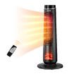 2000W Electric Heater Space Tower Room Indoor Energy Efficient Portable Fireplace Instant Oscillating Warmer Cooling Fan Remote Maxkon