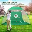 Golf Practice Net Hitting Driving Chipping Cage Home Backyard Practise Indoor Outdoor Training Driving Trainer Foldable with Carry Bag