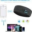 Sleeping Headband Bluetooth Wireless Headphones with Mic for Side Sleepers Workout Running