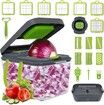 Vegetable Chopper Dicer Onion Chopper, 22 in 1 Food Chopper Fruits Cutter