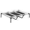 Dog Trampoline Bed Pet Sofa Cot Elevated Raised Extra Large Outdoor Camping Indoor Washable Portable Durable Grey XL