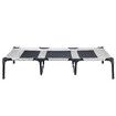 Dog Trampoline Bed Pet Sofa Cot Elevated Raised Extra Large Outdoor Camping Indoor Washable Portable Durable Grey XL