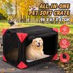 Pet Cat Dog Crate Cage Bird Rabbit Hutch Carrier Puppy Bunny Indoor Travel Soft Car Outdoor XXL Foldable Portable Black