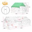 Chicken Coop Run Rabbit Hutch Pet Dog Cat Cage Playpen Fence House Puppy Pen Bunny Poultry Home Enclosure Pen Nest Shelter