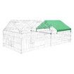 Chicken Coop Run Rabbit Hutch Pet Dog Cat Cage Playpen Fence House Puppy Pen Bunny Poultry Home Enclosure Pen Nest Shelter