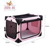 Pet Dog Bird Crate Cage Cat Rabbit Hutch Bunny Carrier Travel Indoor Car Outdoor Soft Foldable Extra Large Pink