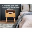 ALFORDSON 2x Bedside Table Nightstand Side Storage Cabinet Scandinavian Wood