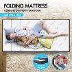Starry Eucalypt Folding Mattress Bamboo Fabric Foldable Sofa Lounge King Single