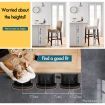 ALFORDSON 1x Bar Stool Kitchen Swivel Chair Wooden Leather Gas Lift Odette