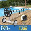 ALFORDSON Pool Cover Roller 4.5m Adjustable Solar Blanket Reel Swimming Black