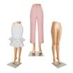 Female Mannequin Legs Half Body Model Shop Dress Form Torso Manikin Dummy Dressmaking Clothing Skirt Display Stand Detachable Skin Tone