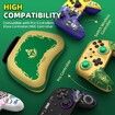 Switch Controller,Wireless Switch Pro Controllers with Controller Storage Case,Switch Remote Gamepad with NFC,Turbo,Vibration,Wake Up and Motion Control Function (Zelde Tears of The Kingdom Green:Pro Controller+Bag)