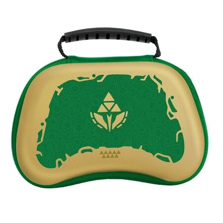 Carrying Case for Pro Controller,Portable Storage Case for PS5/Xbox Series X/S Controllers,Travel Carrying Hard Protective Case with Unique Game Theme Pattern (Zelde Tears of The Kingdom Green)