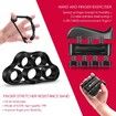 Hand Grip Strengthener Workout Kit Forearm Grip Adjustable Resistance Hand Gripper,Finger Exerciser,Finger Stretcher,Grip Ring & Stress Relief Grip Ball for Athletes (5 Pack)