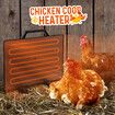 Chicken Coop Heater Flat Panel Poultry Radiant Heat Warmer 140W Thermostat Winter Heating Hen Dog Cat Pet Home