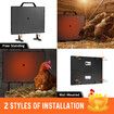 Chicken Coop Heater Flat Panel Poultry Radiant Heat Warmer 140W Thermostat Winter Heating Hen Dog Cat Pet Home