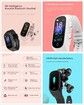 N8 2 in 1 TWS Smart Bracelet Wireless Bluetooth Headphones,Smart Watch Call Heart Rate Blood Pressure Sleep Monitor Women Men Sport Smart Band