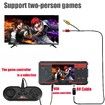 Handheld Game Console Emulator Console HD AV Output HD Screen 5000 Classic Games Portable Video Game(Black+Controller)