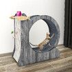 Cat Exercise Wheel Toy Scratcher Furniture Running Exerciser Treadmill Scratching Board Post Roller Play Gym Sports Equipment with Carpet Runway