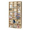 DVD CD Shelf Media Storage Cabinet Bookshelf Display Movie Music Video Game Rack Tower Stand Collection Organsier Cupboard Unit Oak