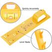 Multifunction Picture Frame Level Ruler Bubble Level Measuring Tool for Marking Position