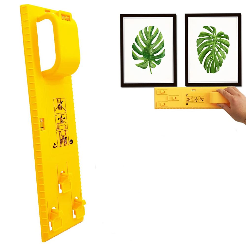 Multifunction Picture Frame Level Ruler Bubble Level Measuring Tool for Marking Position