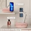 Cell Phone Holder Bed Angle Height Adjustable Stand for Bed Compatible with 14 Pro Max 13 Pro Max ect (Pink)