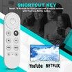 Replacement Remote for Google Chromecast 4k Snow Streaming Media Player G9N9N Voice Remote Control for Google TV GA01920-US GA01919-US (Remote Only)