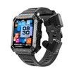 2024 Newest Smart Watch With Earbuds 3 in 1 Fitness Tracker 1.96inch HD Screen 4GB Large Memory Bluetooth Call Sports Men Color Black