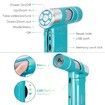 Handheld Digital Microscope 1080P FHD Portable Pocket USB Rotatable Screen Coin Inspection Windows Compatible-Blue