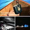 Camping Flashlight 3 Color Temperature LED Lantern with Power Bank with Magnetic Hook for Outdoor-Green