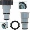 Compatible Intex Replacement Hose Adapter A w/Collar for Threaded Connection Pumps (2Pack)