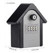 Key Lock Box, Made Of Zinc Alloy 4 Digit Password Key Key Storage Box