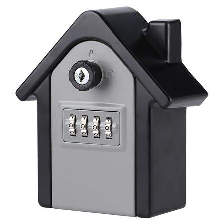 Key Lock Box, Made Of Zinc Alloy 4 Digit Password Key Key Storage Box