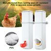 Chicken Bird Feeder Water Dispenser Automatic Waterer Poultry Food Drinker Auto Chook Chick Duck Drinking Cup 4L Plastic