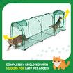 Cat Tunnel Enclosure Bird Cage Net Pet Netting Rabbit Parrot Bunny Chicken Indoor Outdoor Fence Poultry Mesh Kitten Fencing Portable