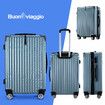 Carry On Luggage Traveler Bag Suitcase Hard Shell Case Carryon Travel Lightweight Rolling Checked with Wheels Lock Ice Blue 20 Inch