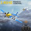 2024 NEW Series RC Plane for Adults and Kids, 4 Channel Hobby Remote Control Airplane P51 Mustang Fighter with 6-Gyro System for Beginners Learning to Fly