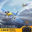 2024 NEW Series RC Plane for Adults and Kids, 4 Channel Hobby Remote Control Airplane P51 Mustang Fighter with 6-Gyro System for Beginners Learning to Fly