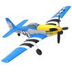 2024 NEW Series RC Plane for Adults and Kids, 4 Channel Hobby Remote Control Airplane P51 Mustang Fighter with 6-Gyro System for Beginners Learning to Fly