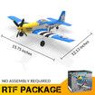 2024 NEW Series RC Plane for Adults and Kids, 4 Channel Hobby Remote Control Airplane P51 Mustang Fighter with 6-Gyro System for Beginners Learning to Fly