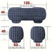 3pcs Plush Plaid Thicken Warm Car Seat Cushion Pad Car Seat Protector Car Front Rear Seat Covers For Car SUV Truck Car Accessories