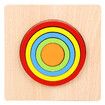 6 pcs Toddler Puzzles Wooden Toys Montessori Shape Sorting Puzzle Sensory Toys Toddlers Activities Preschool Learning Early Educational Travel 1-3